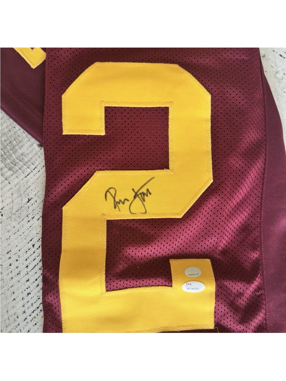 Authentic Signed #42 Lott Football Jersey in Garnet and Gold - Picture 5 of 12